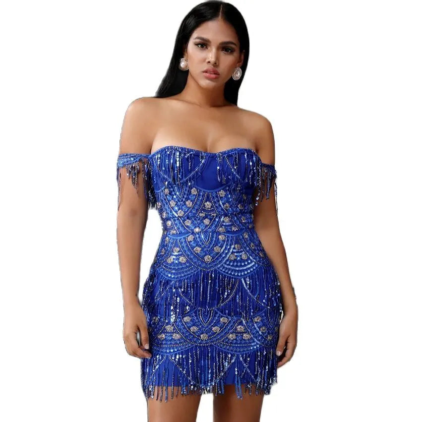 The Donata Sequined  Dress