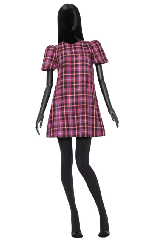 The Wilma Dress | Red Tartan