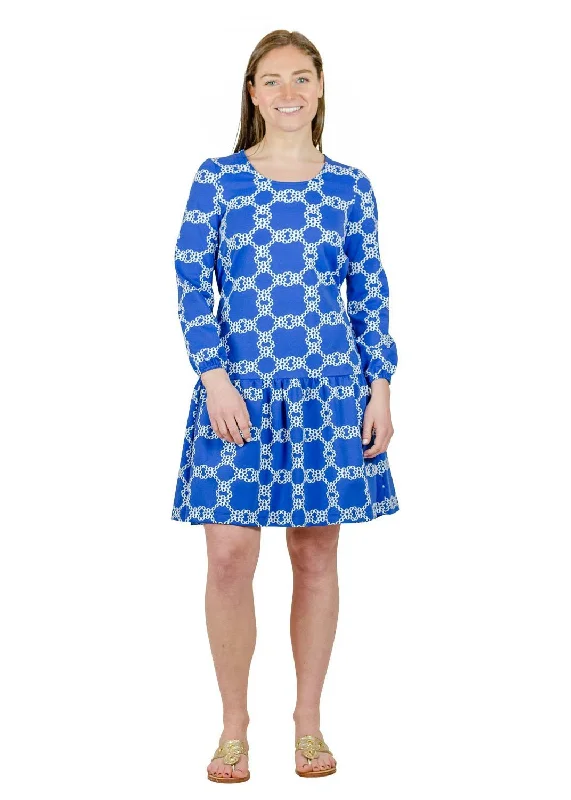 Valerie Dress-Flower Petal Chain