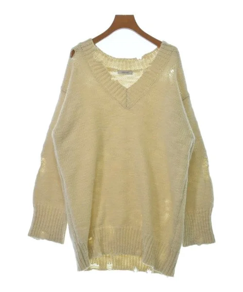 JEANASIS Sweaters Mesh Blend Leather Blend Suede Blend