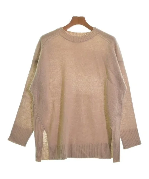 pual ce cin Sweaters Solid Color Striped Floral Print