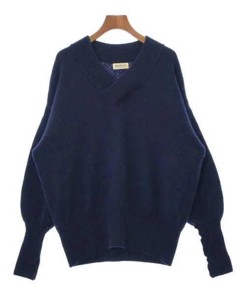 BEAMS BOY Sweaters Hooded Sweater Collared Sweater Shawl Collar