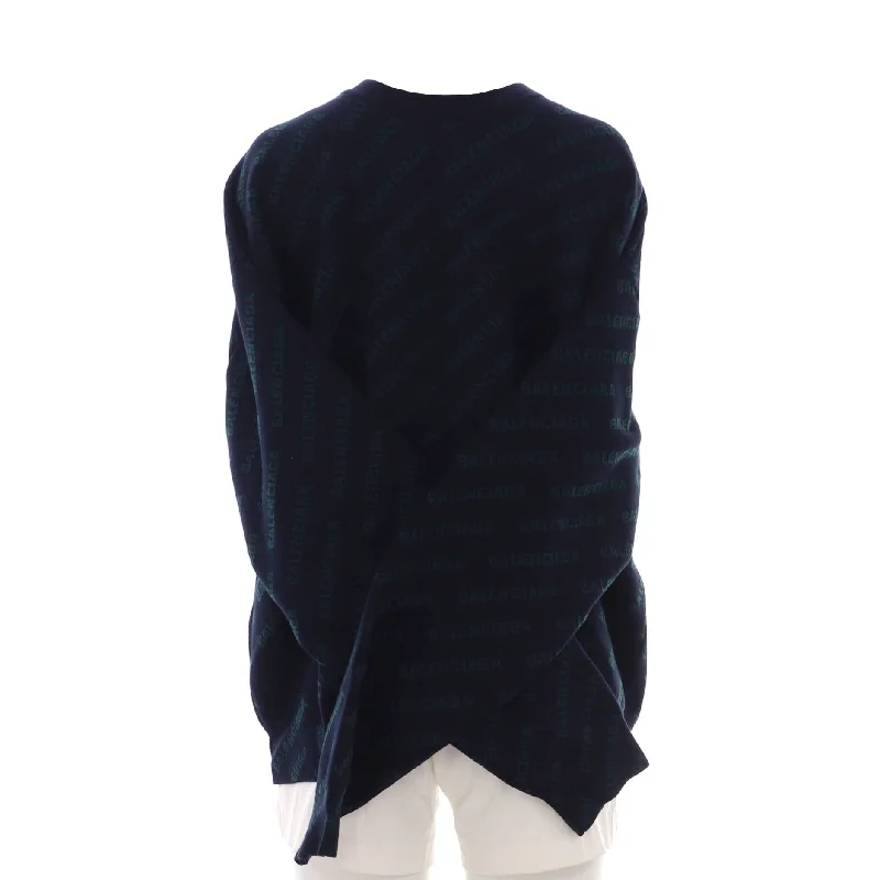 All Over Logo Sweater Cotton Blend Stretchy Elastic Breathable