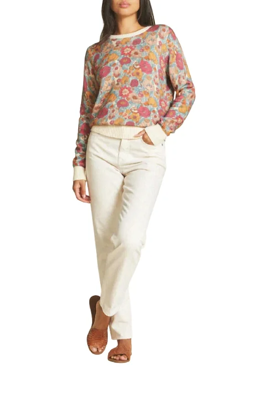 Barbara Sweater In Dawn Fleurettes Casual Formal Business