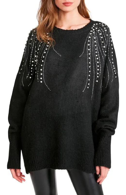 Drip Too Hard Sweater In Black Casual Formal Business