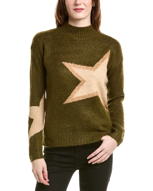 Love Token Star Sweater Herringbone Houndstooth Plaid