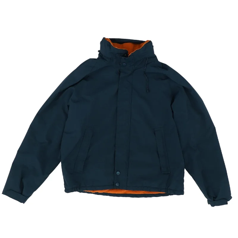 Navy Solid Lightweight Jacket Mesh Jacket Canvas Jacket Denim Jacket