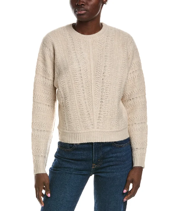 Splendid Delaney Crew Sweater Sequined Glittery Shiny