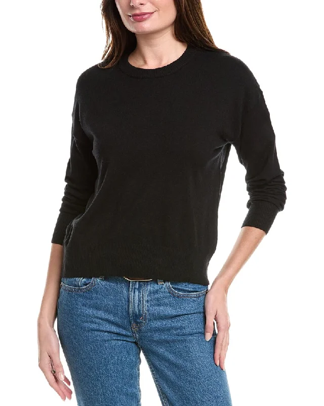 Splendid Syd Solid Crew Sweater Bright Pastel Dark