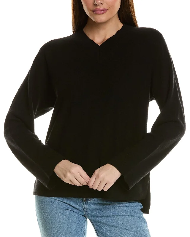 Theory Karenia Cashmere Sweater Handmade Hand-knitted Hand-woven