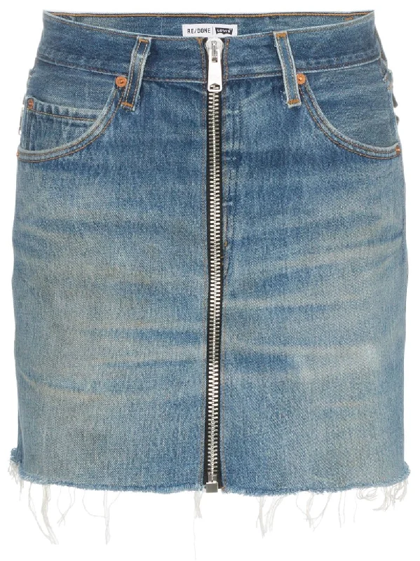 zipped mini skirt seamless skirt comfort
