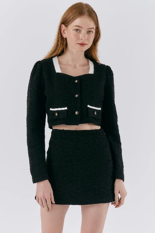 Ashley Tweed Skort lace skirt feminine