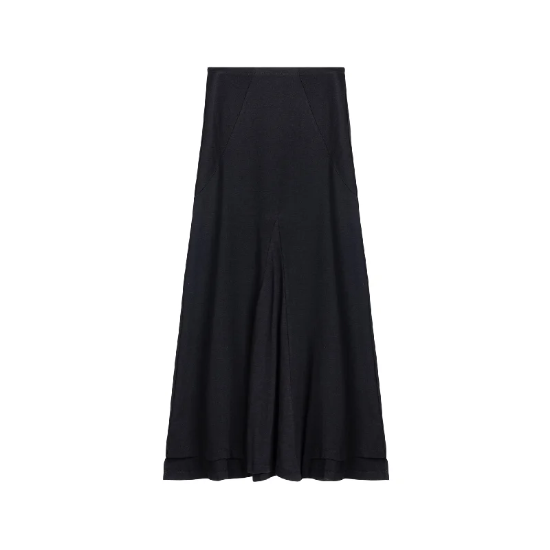 Everyday Maxi Skirt | Black leather skirt durable