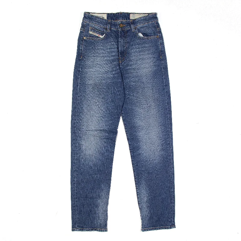 DIESEL D-EISELLE Jeans Blue Denim Regular Straight Stone Wash Womens W27 L27 Fashionable Raw Edge Jeans DIESEL D-EISELLE Jeans Blue Denim Regular Straight Stone Wash Womens W27 L27 Fashionable Raw Edge Jeans