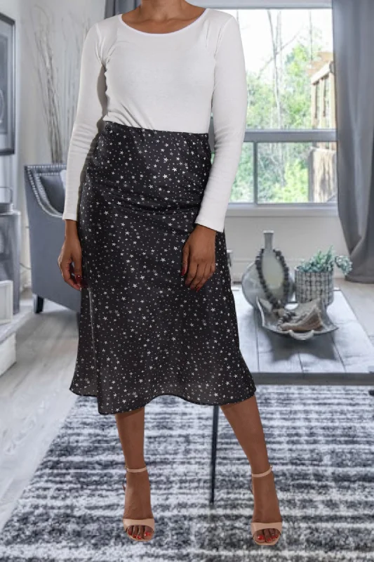 Ditsy Dot Flare Skirt lightweight skirt design