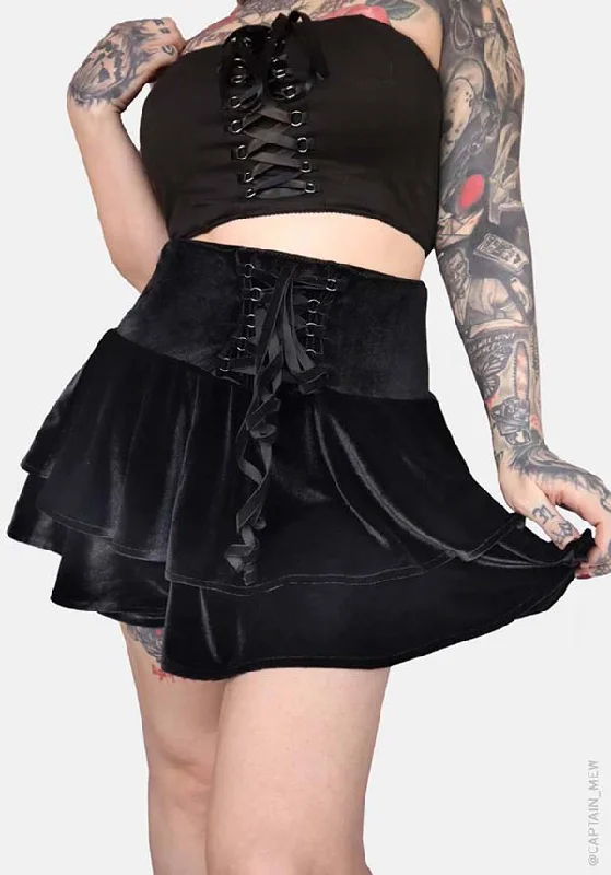 Fleur | SKORT ruffled skirt detail