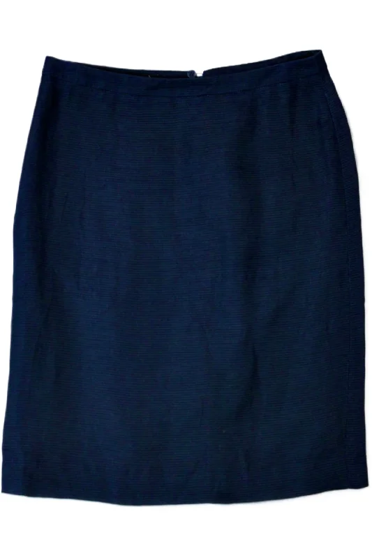 GIORGIO ARMANI - Textured Pencil Skirt high slit skirt
