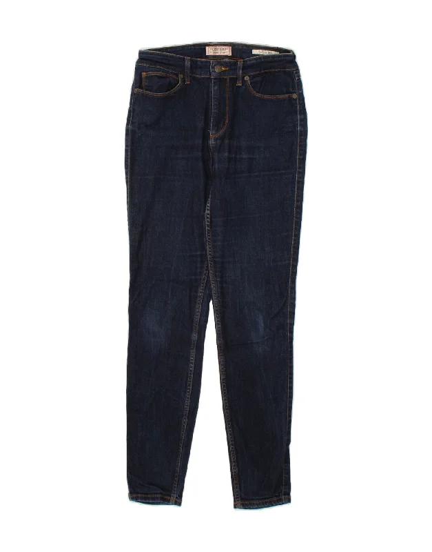 GUESS Womens Skinny Jeans W30 L29  Navy Blue Trendy Low-Rise Bootcut Jeans