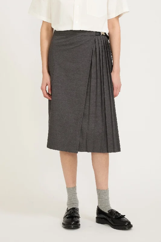 Hope Skirt Grey denim skirt classic
