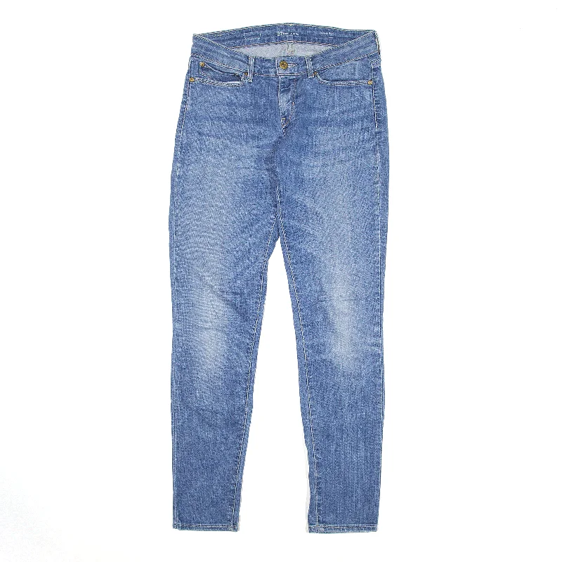 LEVI'S Modern Rise Jeans Blue Denim Slim Skinny Stone Wash Womens W27 L32 Stylish High-Waist Skinny Denim LEVI'S Modern Rise Jeans Blue Denim Slim Skinny Stone Wash Womens W27 L32 Stylish High-Waist Skinny Denim