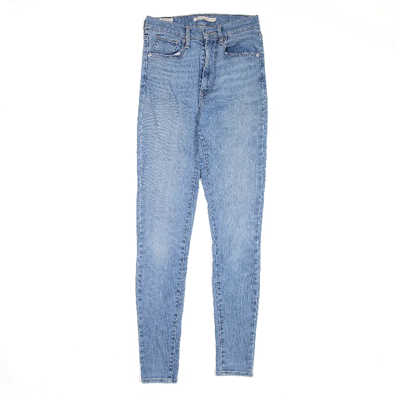LEVI'S Premium Big E Mile High Jeans Blue Denim Slim Skinny Womens W24 L29 Casual Skinny Fit Jeans LEVI'S Premium Big E Mile High Jeans Blue Denim Slim Skinny Womens W24 L29 Casual Skinny Fit Jeans