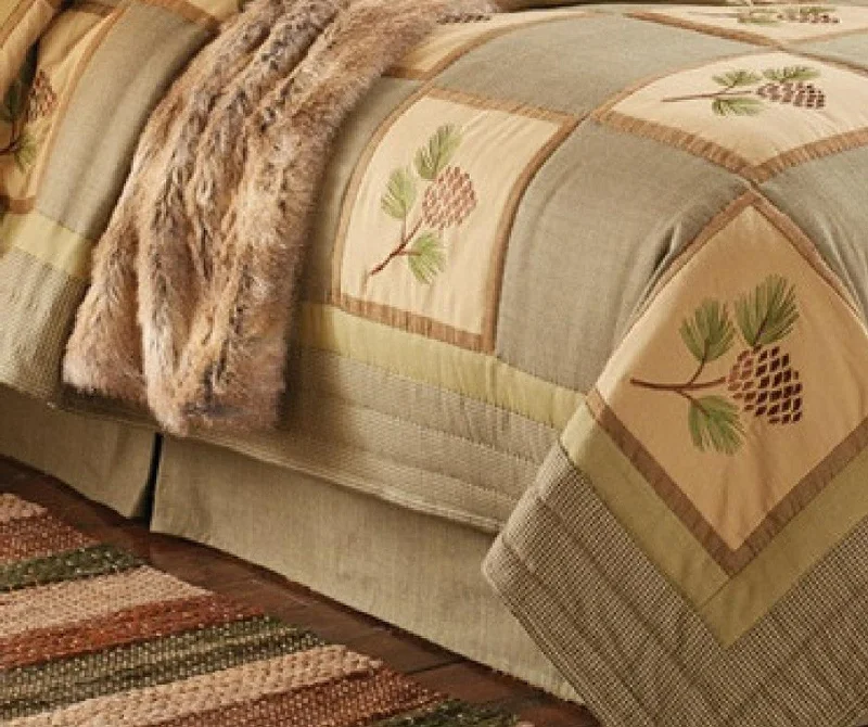 Pineview King Bed Skirt - Park Designs denim skirt trendy