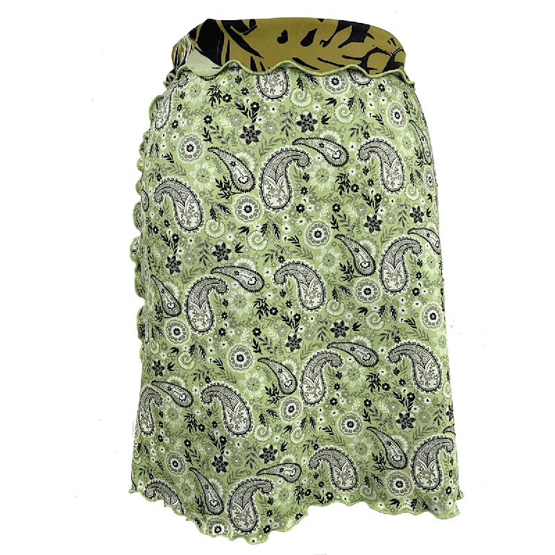 (Clearance) Silver City Switchstacks Bias Skirt button skirt front