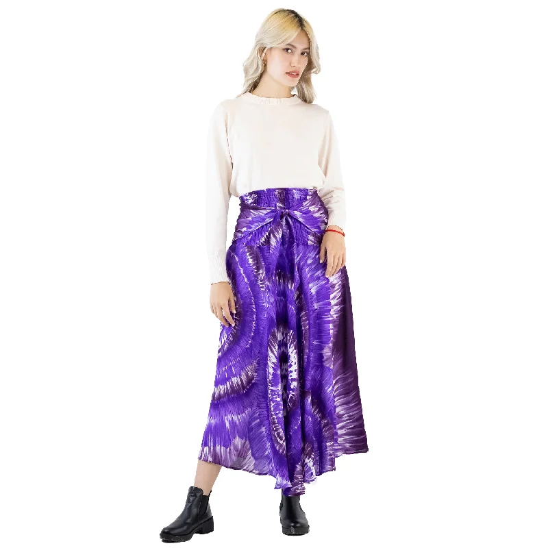 Tie Dye Lover Women's Bohemian Skirt in Purple SK0033 020258 04 corduroy skirt textured Tie Dye Lover Women's Bohemian Skirt in Purple SK0033 020258 04 corduroy skirt textured