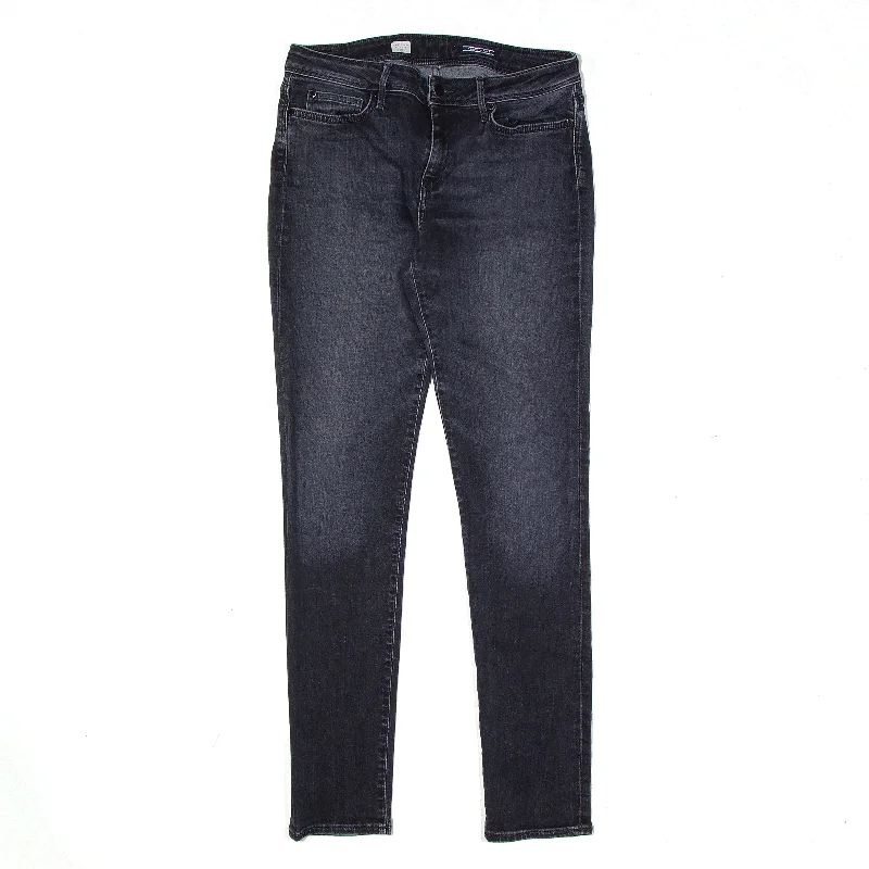 TOMMY HILFIGER Jeans Black Denim Slim Straight Charcoal Wash Womens W30 L34 Classic Slim Fit Jeans TOMMY HILFIGER Jeans Black Denim Slim Straight Charcoal Wash Womens W30 L34 Classic Slim Fit Jeans