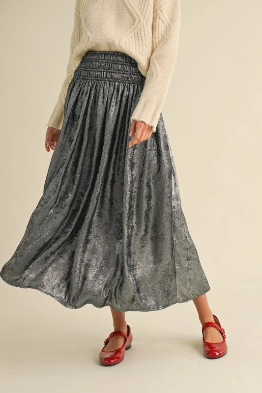 Whitney Skirt leather skirt sleek