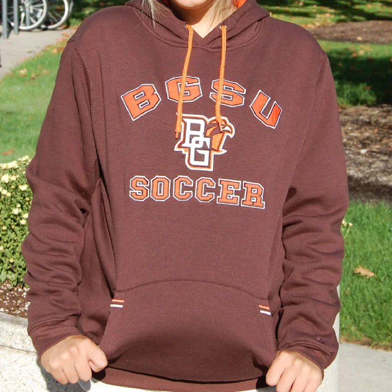 Colosseum BGSU Soccer Hoodie Hoodie with Hood Adjustable Protection