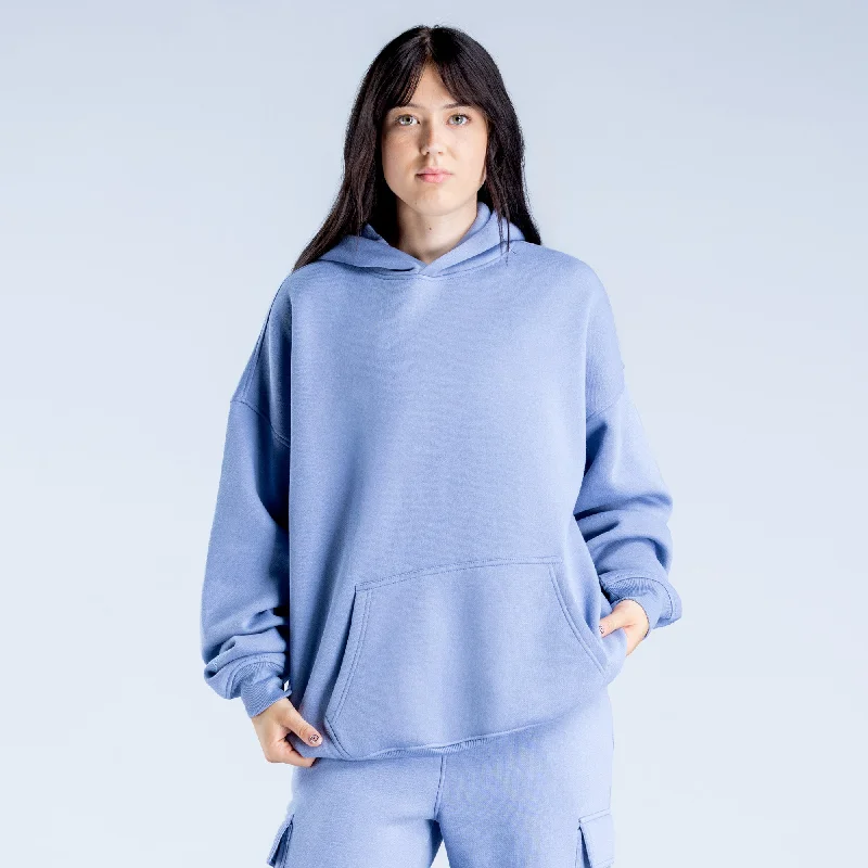 Lanyi Edit Oversized Hoodie Hoodie with High-Low Hem Asymmetrical Trendy