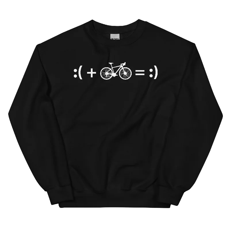 Emoji - Cycling - Sweatshirt (Unisex) Hoodie with Metallic Shiny Futuristic