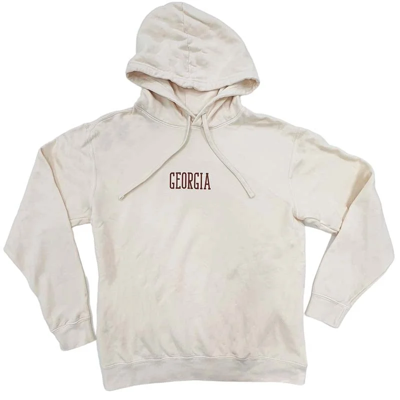 Georgia Hoodie Hoodie with Embroidery Detailed Premium