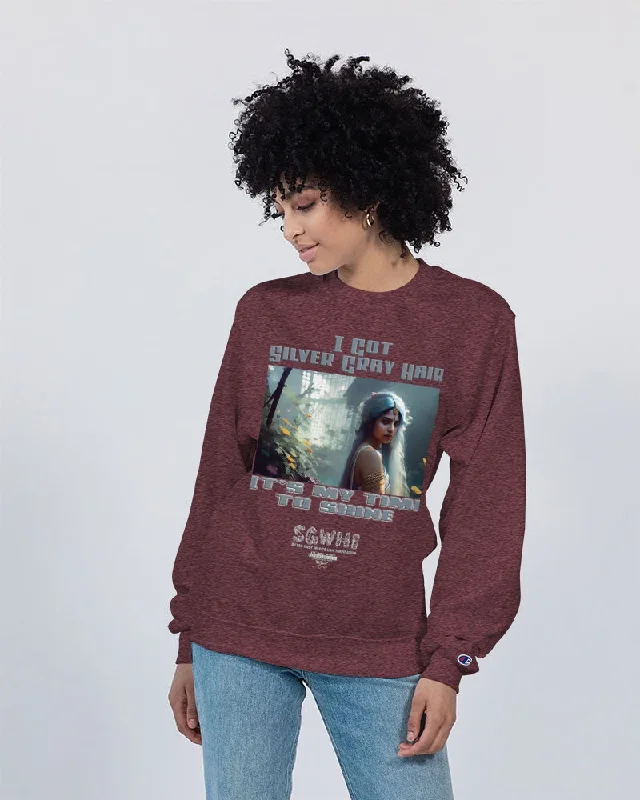 Indian sister to shine Unisex Sweatshirt | Champion Hoodie with Strings Custom Fit Adjustable Indian sister to shine Unisex Sweatshirt | Champion Hoodie with Strings Custom Fit Adjustable