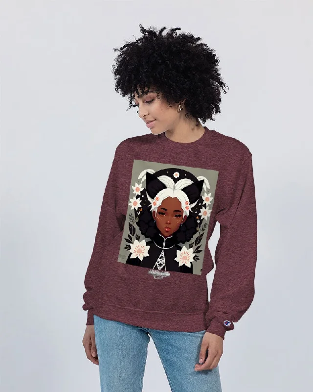 Nubian girl silver fox Unisex Sweatshirt | Champion Hoodie with Mesh Breathable Sporty Nubian girl silver fox Unisex Sweatshirt | Champion Hoodie with Mesh Breathable Sporty