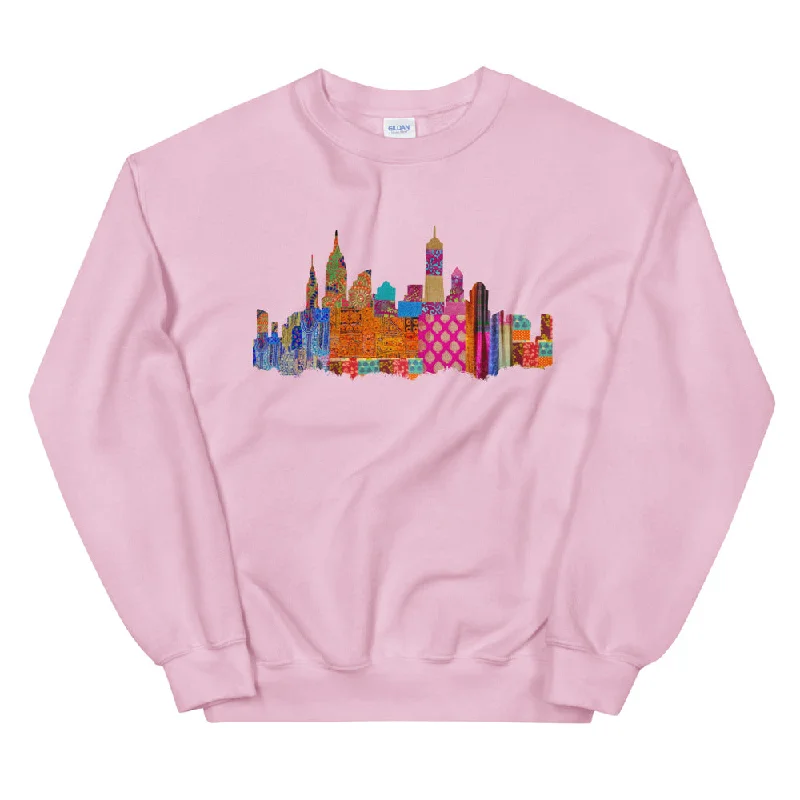 NYC Desi Fabric Sweatshirt Hoodie with Drawcord Adjustable Secure