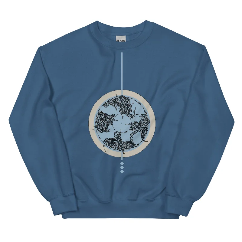 PARADISE Unisex Fleece Sweatshirt Hoodie with Distressed Vintage Worn