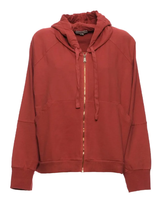 Sweatshirt for woman CROSSLEY RIMM 559 Hoodie with Relaxed Fit Easy Casual
