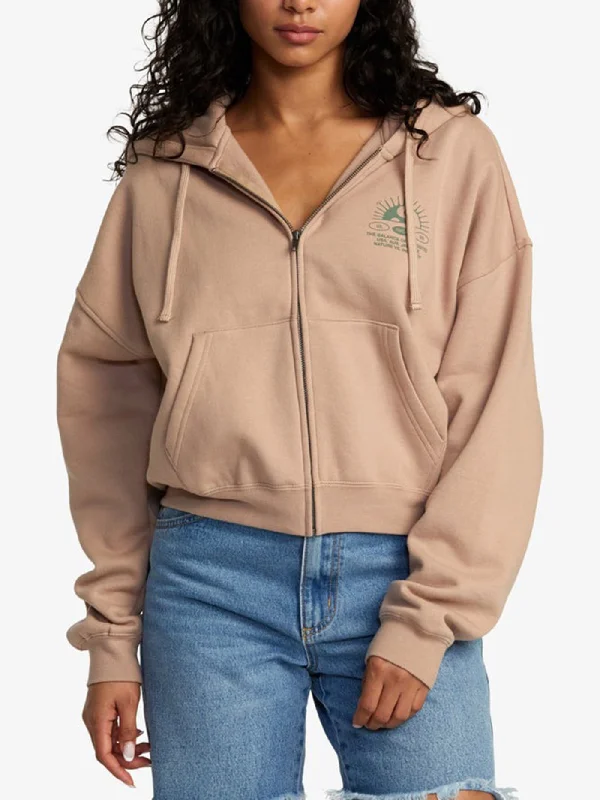 Court Zip Hoodie Hoodie with Drop Shoulder Relaxed Streetwear