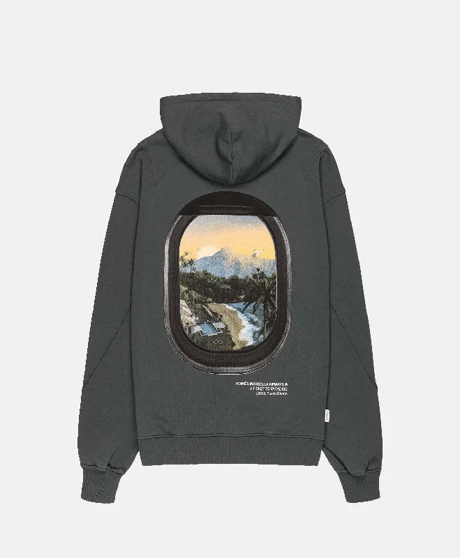 VIDEOGAME HOODIE 4.0 VINTAGE GREY Hoodie with Embroidery Detailed Premium
